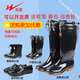 Double Star Bat especial Invierno Winter Warm más Botas de lluvia de vellón Hombres y mujeres Boots de goma de goma de tendón medio-alto Tubo alto Tubo alto Zapatos de lluvia negros Zapatos impermeables 9921 Medicina negra para hombres más algodón 39