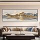 Western scenery PEEP SHOW Modern light luxury living room decoration painting self-adhesive paintings meaning good landscape paintings hotel bedroom bedside painting room sticker painting BY4877 240*80CM with glue on the back (high-definition waterproof, sticky when tearing it open