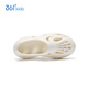 
361 children's hole shoes 25 summer men and women middle-aged children breathable soft and elastic water and land, one foot to pedal beach sandals white 38