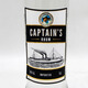 Captain Ode White Rum [importiert aus Frankreich] Zuckerrohr Melasse Fermentation Back- und Mischen von Basiswein 700 ml