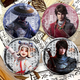 
Li Xingyun and Ji Ruxue Painting the Bad Man in the World of Jianghu Ancient Style Double Flash Badges Around Bar Chi Exquisite Millet Bad Man-L6627 Yuan Tiangang [Laser Plain] Double Flash Ba Chi + Storage Box