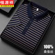 Hengyuanxiang high-end mulberry silk short-sleeved T-shirt men's lapel summer silk thin section middle-aged high-end striped polo polo shirt 13691# Green XL 52 Recommended 140-155 Jin Jin equals 0.5 kg Hengyuanxiang high-end mulberry silk short-sleeved T-shirt men's lapel summer silk thin section middle-aged high-end striped polo polo shirt 13691# Green XL 52 Recommended 140-155 Jin Jin equals 0.5 kg