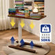 Jiayi solid wood bedside table movable lifting table standing work table pneumatic computer table home desk sofa side table