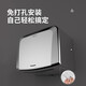 
Hand dryer fully automatic induction dryer hand dryer bathroom mobile phone stainless steel commercial hand blower hand dryer A3893 white stainless steel short model