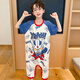 Ultraman pour les garçons Sleeping Sac Pyjamas Summer Coton Pure Coton Baby à manches courtes à manches minces Anti-Kick Quilt Home Clothing JY9929 Ultraman pour 100 enfants 8 taille Hauteur 90-100cm35jin [Jin est égal à 0,5 kg]