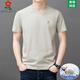 T-shirt à manches courtes de Montagut Coton Pure Coton Colon de base de bases à manche inférieure simple Men de nouveau Men de nouveau Men 9929 Étiquette blanche - Jaune M 165 Recommandé 95-120Jin [Jin est égal à 0,5 kg]