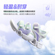 ANTA Children's Sandals Girls' Shoes 2025 Summer New Velcro Outdoor Arch Lingbo Open-Toe Beach Shoes Anta White/Fresh Purple-1 28 Shoe Inner Length 17.5cm