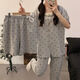 Yu Zhaolin (Yuzhaolin) 2025 Nouveau style en porcelaine de porcelaine Coton Configuration pour les femmes enceintes avec coussinets mammaires, pyjamas doux pendant la grossesse, shorts A13-3251 + 1506 pantalons, taille XL (120-140jin [Jin est égal à 0,5 kg]))