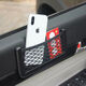 Xuanzi paste type car storage net bag storage bag mobile phone bag key storage bag put mobile phone place box storage single small 15*8cm thickened version