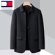 Tommy Hee Kelly Tommy Cattle Tommy Men's Woolen Coat Business Elder Wool Jacket Jacket Camel XL