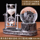 
Crystal ball hourglass timer creative ornaments retro quicksand home decoration Effie safe packaging 1047 gold (no lights and no music)