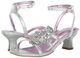 Steve Madden Girls' Shoes Lottie High Heel Sandals, Silver Silver 2 Little Kid