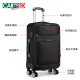 Katile Crocodile Oxford Stoffkoffer Boarding Case Koffer Trolley Fall Männer und Frauen robust und langlebig Kennwort Expanded Universal Wheel Travel Case Purpur (verbesserte Kapazitätserweiterung) 22 Zoll