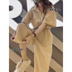 
S.SOFEA summer new waist-retracting work jumpsuit Korean-style age-reducing straight-leg pants Khaki 1098# M [Suggested 85-120Jin [Jin equals 0.5 kg]]