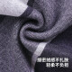 啄木鸟围巾男士格子秋冬季保暖围脖送男友老公爸爸生日礼物礼盒装 c6190深灰精美礼盒装