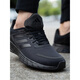 Adidas men's and women's shoes for summer new breathable sports shoes lightweight wear-resistant couple's shock-cushioned black warrior running shoes JQ9717 counter genuine 36