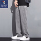 Le pic de bois été jeans tiansi pour hommes pantalon de largeur décontracté droit lâche pour les hommes pantalon de soie de glace à la marque à la mode pour hommes 1048 bleu clair xl