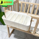 Baby bedside storage diaper storage bag bedside hanging bag fence slipper storage climbing mat storage 5 adjustable partitions white