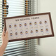 
Oliven Campus Time Photo Frame Children's Growth Record Baby Memorial 1 Inch Document Photo Album Photo Book Table Solid Wood Record Small Class Girls and Boys - Rectangle 16 Walnut Color