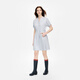 AIGLE【春夏新品】艾高COOLMAX凉感TENCEL天丝时尚女士连衣裙 浅粉蓝 BM831 40 (170/92A)