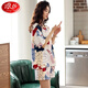 LangSha (LangSha) high-end 2025 summer pajamas for women pure cotton shorts Korean version cute plus size for outer cotton home clothing set A9855 M (75-95Jin [Jin equals 0.5 kg])