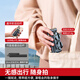 科润乐【超mini】自拍杆三脚架便携随身手机迷你伸缩防抖支架旅游专用360旋转多功能自拍神器 【黑色】三合一形态丨11CM收纳丨蓝牙遥控