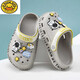 G.DUCKKIDS little yellow duck children's sandals boys slippers summer new style hole shoes for girls wearing baby sandals non-slip boys light blue 14 0mm (inner length cm)