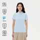 KOLON SPORT/可隆SECO POLO衫 女子吸湿速干T恤防晒UPF50+抗菌短袖 LKPT5MT826-LB 浅蓝色 2XL 180/100A