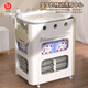 
Youlebo ULOP care diaper table touch and change diapers mobile newborn bath bed table + latex pad + hanging bucket *3+HDPE formaldehyde-free
