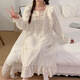 
Ziweiqi pregnant women with bra cloud cotton confinement clothes nightgown for women spring and autumn long sleeve long skirt breastfeeding women waiting for childbirth home clothes 3291 175 L recommendation 90-120