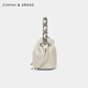 Cinvaikrose Light Luxury Bag Damenbeutel 2025 Neue Kette Eimer-Tasche One-Shoulder Crossbody Body Chinese Valentinstag Geschenk weiß [Geschenke an meine Freundin und Frau sind von Herzen und praktisch]