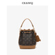 Agent d'achat CK / WQ Hong Kong Fashion Retro Retro Handbag Bag Femme Femme Daily Commu au sac à bandoulière Single-Single Brown Brown Brown