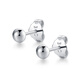 Gold Supreme Platinum Earrings PT950 Versatile Dot Ball Earrings Women's Platinum Earrings Birthday Gift Price 1.09g