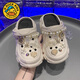 G. DUCKKIDS little yellow duck girl bathing non-slip slippers 2025 summer new children's soft sole pearl hole shoes little baby white [version] 24
