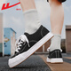 Warrior official canvas shoes men's shoes summer low top versatile classic casual sports white shoes men's shoes black 41