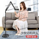 CLCEY digital stand bedside floor bed desktop rotating cantilever overhead shooting digital stand with fill light deep black (universal for mobile phones and tablets) 130cm
