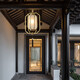 Opp Lighting (OPPLE) All Copper Outdoor Courtyard Chandelier Villa Hallway Corridor Waterproof Lighting Balcony Lighting Pavilion Lighting Sunroom Lighting 695A Model/Diameter 21*High 33cm All Copper + Glass