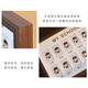 Oliven Campus Zeit Fotorahmen Kinderwachstumsaufzeichnungen Baby Memorial 1 Zoll Dokument Foto Album Fotobuch Tabelle Solid Wood Rekord kleiner Klasse Mädchen und Jungen - Square 18 Walnussfarbe