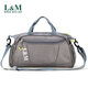L&M beach bag, beach bag, swimming bag, dry and wet separation, outdoor fitness men's and women's storage bag, portable shoulder bag, travel bag, purple, running arm bag with mobile phone