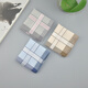 Boyfriend's handkerchief with men's pure cotton sweat wipe small square scarf for ancient style lady's old fashioned nostalgic sweat-absorbing handkerchief light color 4 40cm 3 pieces