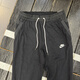 
Nike (NIKE) overseas official authentic men's splicing sports and casual breathable closed thin knitted trousers CZ9871-010 CZ9871-010 XL