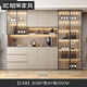 
Pupan wine cabinet partition cabinet dining side cabinet integrated wall home living room display cabinet entrance cabinet shoe cabinet storage cabinet decoration cabinet style 12240*40*220