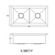 Kohler K-3881388397830T-FP-NA Porris Hülle Küche Wasser K-3883T-F/P-NA