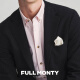 FULL MONTY【新品】西装外套男士藏青色羊毛针织无结构西装春夏商务休闲单西 藏青色20053 48