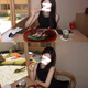 心楠绝美辣妹收腰连衣裙女装春夏法式气质高级感小黑裙生日礼裙短裙子 辣妹收腰连衣裙m适合95斤以下