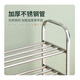 Ou Runzhe stainless steel shoe rack door household dormitory large capacity five-layer shoe cabinet simple shoe storage rack 75cm