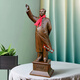 Shaozhihong H01 Official Chairman Mao Bronze Statue Pure Waving Mao Zedong Full Body Sculpture Living Room Entrance Office Ornament Authentic 28cm 131 Edition Commemorative Copper Color