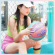 
SpALDING (SPALDING) pink basketball official outdoor competition special for men and women students gifts Sweet and dreamy - Macaron 76-897Y [Give full set of No. 7 basketball (standard ball)