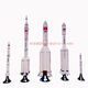Skyhawk Model Rocket Modelo Long March 2f5b9789 Rocket Tiangong Space Station Yutu Moon Rover Modelo satélite Rockete blanco 1.12 metros de altura con base 1.35 metros