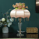 European desk lamp bedroom bedside lamp warm and creative light luxury American retro modern night lamp wedding desk lamp living room YL9930 model medium remote control switch